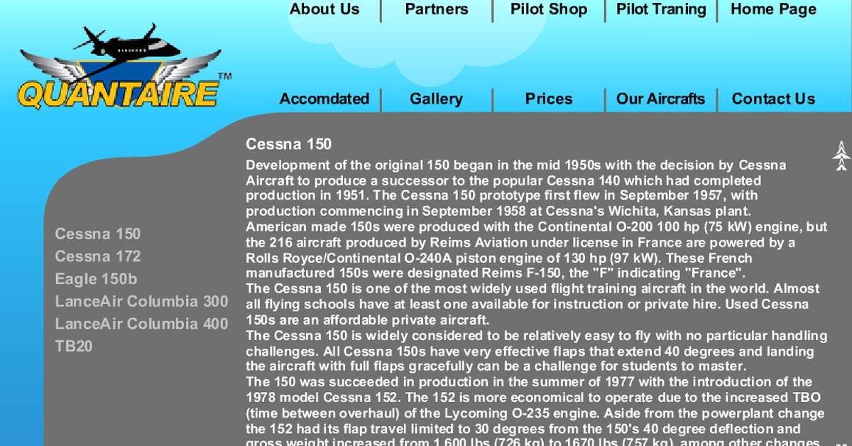 FlyQuantaire Aircrafts